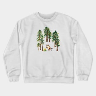 Forest cat Crewneck Sweatshirt